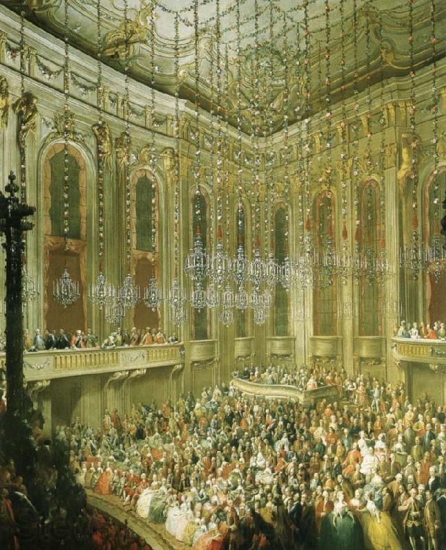 antonin dvorak a concert given by the young mozart in the redoutensaal of the schonbrunn palace in vienna Norge oil painting art